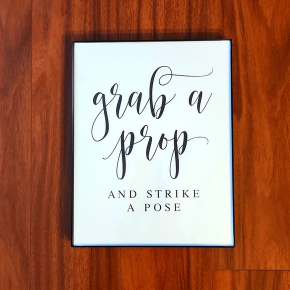 Wedding Reception Framed Signs and Props - Wishing Stones/Photo Booth/Candy Bar - Picture 5 of 10